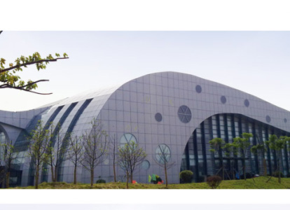 虎林会议中心外景网架工程